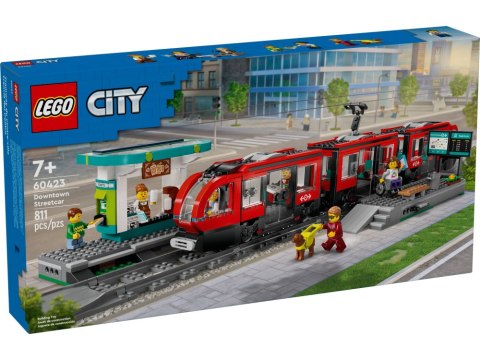 LEGO 60423 City - Tramwaj miejski ze stacją