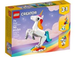 LEGO 31140 Creator 3w1 - Magiczny jednorożec