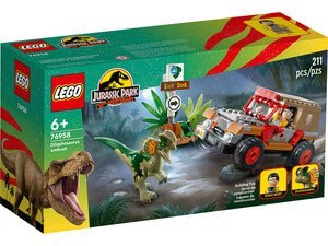 LEGO 76958 Jurassic World - Zasadzka na dilofozaura