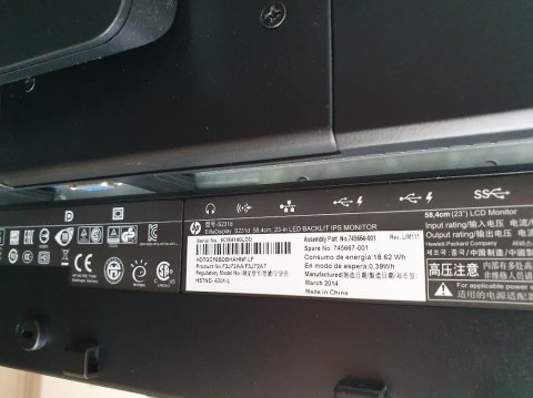 Monitor HP E231 IPS Monitor HP E231 IPS