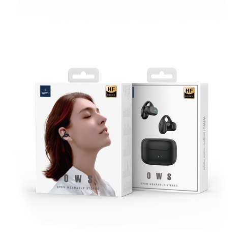 WIWU TWS słuchawki douszne bluetooth O200 czarne WIWU TWS słuchawki douszne bluetooth O200 czarne