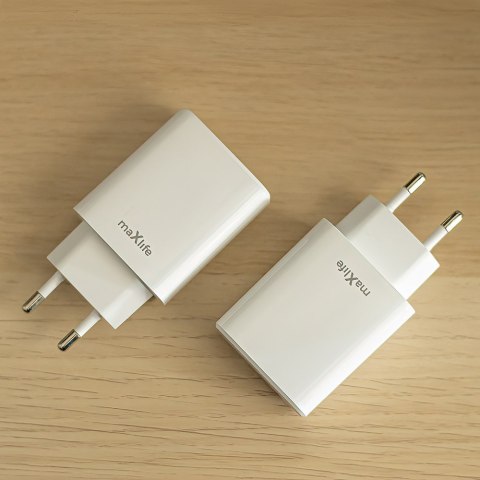 Maxlife ładowarka sieciowa PD QC MXTC-10-20C 1x USB-C 20W biała Maxlife ładowarka sieciowa PD QC MXTC-10-20C 1x USB-C 20W biała