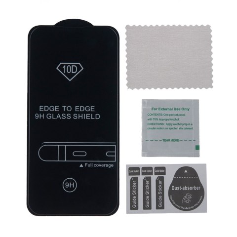 Szkło hartowane 10D do Redmi 13 5G czarna ramka Szkło hartowane 10D do Redmi 13 5G czarna ramka