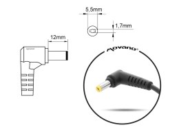 Zasilacz Movano 19v 2.37a (5.5x1.7) 45W do Acer