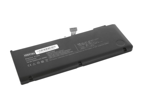 Bateria Mitsu do Apple A1382 Bateria Mitsu do Apple A1382