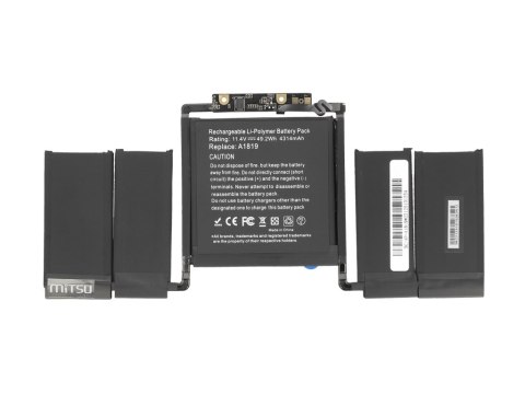 Bateria Mitsu do Apple MacBook Pro 13 A1706 (A1819) Bateria Mitsu do Apple MacBook Pro 13 A1706 (A1819)