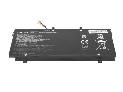 Bateria Mitsu do HP Spectre x360, 13-AC 13T Bateria Mitsu do HP Spectre x360, 13-AC 13T
