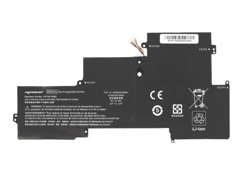 Bateria Movano do HP EliteBook Folio 1020 G1 Bateria Movano do HP EliteBook Folio 1020 G1