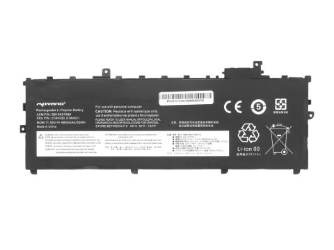 Bateria Movano do Lenovo Thinkpad X1 Carbon 2018, G6 (gen5, gen6) Bateria Movano do Lenovo Thinkpad X1 Carbon 2018, G6 (gen5, gen6)