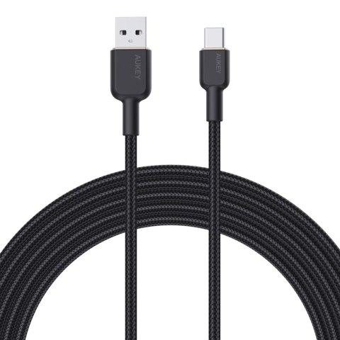 Kabel USB-C Aukey CB-NCC1 BK PD 60W, 1m, m/m