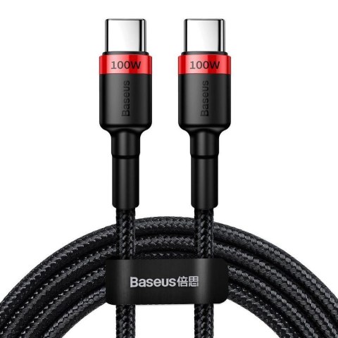 Kabel przewód USB-C PD 2.0 200cm Baseus Cafule CATKLF-AL91 Quick Charge 3.0 5A z obsługą szybkiego ładowania 100W