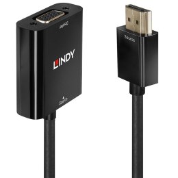 Konwerter HDMI do VGA LINDY 100mm czarny