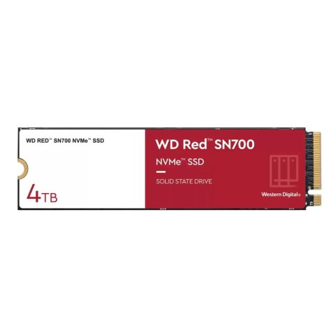 Dysk SSD WD Red SN700 4TB M.2 2280 NVMe (3400/3100 MB/s) WDS400T1R0C