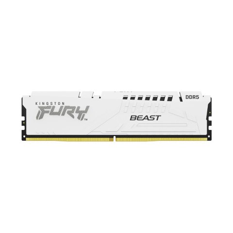 Pamięć DDR5 Kingston FURY Beast 16GB (1x16GB) 5600MHz CL40 1,25V White XMP