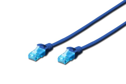 Patchcord DIGITUS UTP kat. 5e 1m PVC niebieski