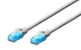 Patchcord DIGITUS UTP kat. 5e 5m PVC biały