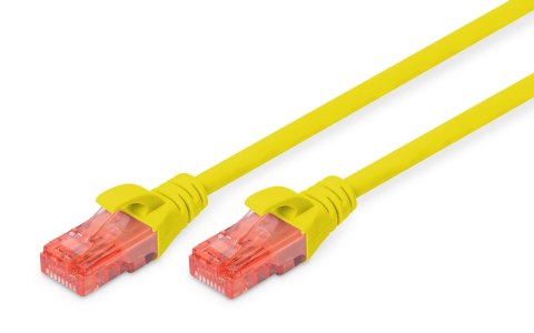 Patchcord DIGITUS UTP kat. 6 2m PVC żółty