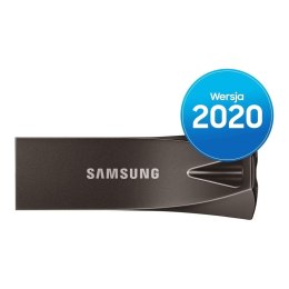 Pendrive Samsung BAR Plus 2020 256GB USB 3.1 Flash Drive 400 MB/s Titan Gray