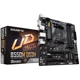 Płyta Gigabyte B550M DS3H /AMD B550/DDR4/SATA3/M.2/USB3.0/PCIe4.0/AM4/mATX