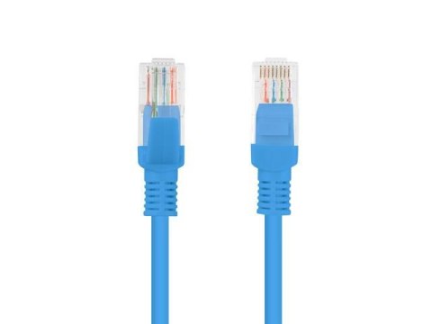 Patchcord Lanberg UTP kat.5e 3m niebieski