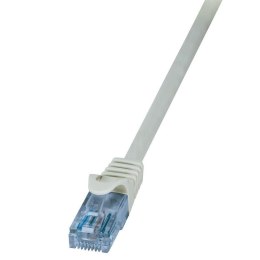 Patchcord LogiLink CP3012U Cat.6A U/UTP 0,25m szary