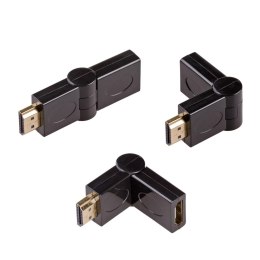 Adapter Akyga AK-AD-40 HDMI /M - HDMI /F kątowy 180 stopni