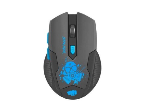 Mysz bezprzewodowa Fury Stalker optyczna Gaming 2000 DPI czarno-niebieska