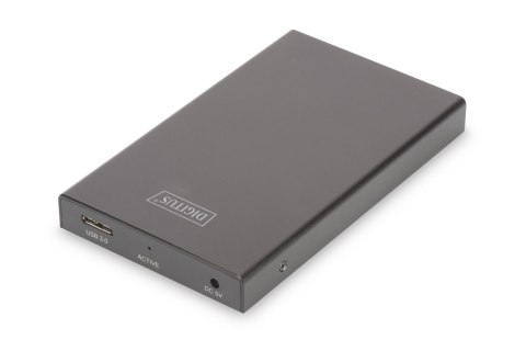 Obudowa Digitus USB 3.0 na dysk SSD/HDD 2.5" SATA III, 9.5/7.5mm, aluminiowa