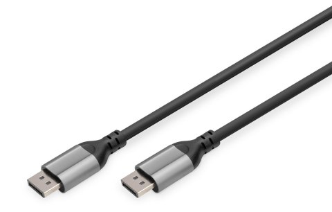 Kabel DIGITUS PREMIUM połączeniowy DisplayPort 1.4 8K60Hz UHD DP/DP M/M czarny 2m