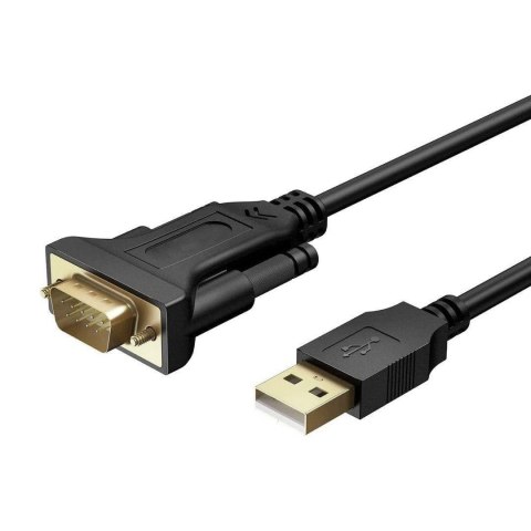 Konwerter/Adapter Techly USB 2.0 na RS232/COM 1,5m czarny