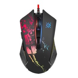 Mysz przewodowa Defender Sin'Sister GM-933 7200dpi 6P + podkładka Gaming + GRA