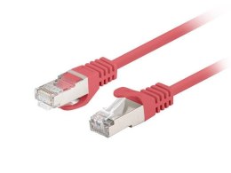 Patchcord Lanberg FTP kat.6 1m czerwony 10-pack