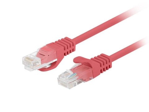 Patchcord Lanberg UTP kat.6 0,5m czerwony 10-Pack