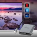 Unitek Adapter USB-C na 2x port DP 1.4 8K 60Hz