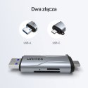 Unitek Czytnik kart SD/microSD USB-A 5Gbps/USB-C