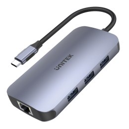 Unitek Hub N9+ USB-C HDMI, PD 100W, czytnik kart