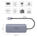 Unitek Hub USB-C 3xUSB 3.1 PD HDMI SD VGA RJ45