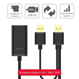 Unitek Y-277 wzmacniacz sygnału USB 2.0 5M