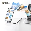 Unitek Kabel USB-C kątowy 90° PD100W 1m