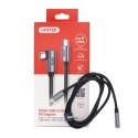 Unitek Kabel USB-C kątowy 90° PD100W 1m